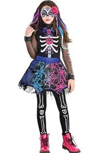 Trendy Day of the Dead Costume for Girls