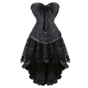 Grebrafan Women's Corset Tutu Skirt Halloween Costume