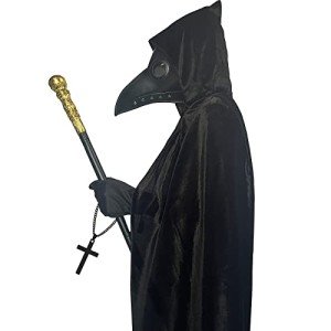 GADNOZEL 5-in-1 Plague Doctor Costume Set