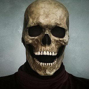 Realistic 3D Skull Mask with Movable Jaw