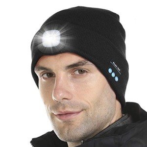 Bluetooth Hat Beanie with Headphones, Knitted Music Cap