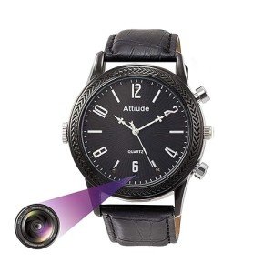 Night Vision Spy Watch Camera with Audio Recording