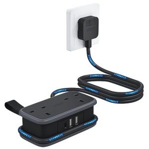 NTONPOWER Compact USB Extension Lead For Travel & Home