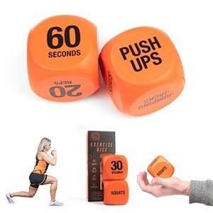 Orange Workout Dice Game for Full Body Training