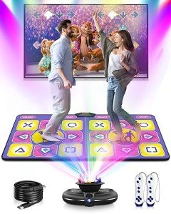 Acelufly Dance Mat: Flannel, HD Camera, Wireless Controller
