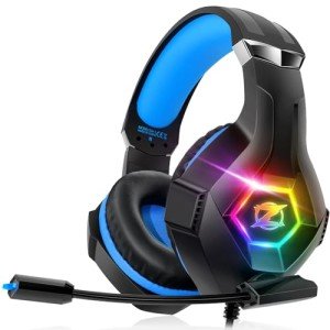 RGB Gaming Headset with Surround Sound & Mic