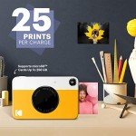 KODAK Printomatic Instant Print Camera - Yellow