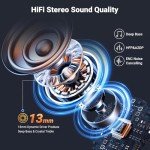 Bluetooth 5.3 Wireless Earbuds with Noise Cancelling