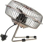 Vintage Bronze USB Desktop Fan with 360° Rotation