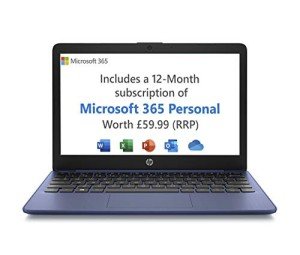 HP Stream 11" Laptop with Windows 11 & Microsoft 365