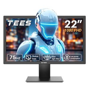 Tees 22" FHD 75Hz Desktop Monitor with Blue Light Filter