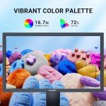 Tees 22" FHD 75Hz Desktop Monitor with Blue Light Filter