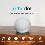 Echo Dot 5th Gen Smart Bluetooth Speaker - Glacier White
