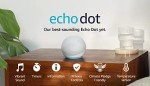 Echo Dot 5th Gen Smart Bluetooth Speaker - Glacier White