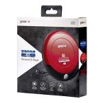 Portable CD Player with LCD Display & Headphones