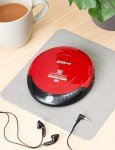 Portable CD Player with LCD Display & Headphones