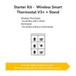 Smart Wireless Thermostat Starter Kit V3+ with Support
