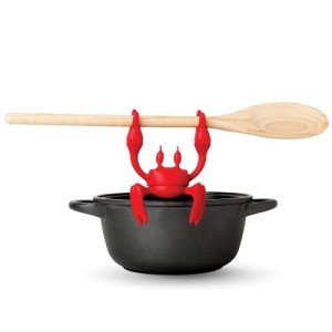 Crab-Shaped Silicone Spoon Rest Gadget