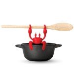 Crab-Shaped Silicone Spoon Rest Gadget