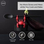 Crab-Shaped Silicone Spoon Rest Gadget