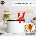 Crab-Shaped Silicone Spoon Rest Gadget