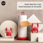 Crab-Shaped Silicone Spoon Rest Gadget