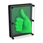 Glow in the Dark Pin Art Desktop Sculpture
