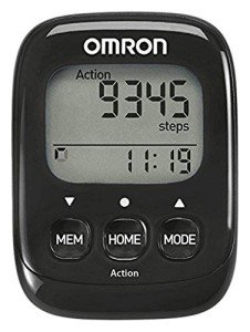 OMRON Walking Style IV Pedometer, Black
