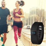 BAS-TeK Pulse Fitness Tracker Bracelet - Black