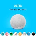 Echo 4th Gen Smart Speaker with Alexa - Glacier White