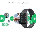 Samsung Galaxy Fit3 Smartwatch - Gray, Android Compatible