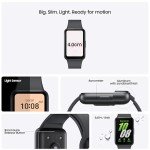 Samsung Galaxy Fit3 Smartwatch - Gray, Android Compatible