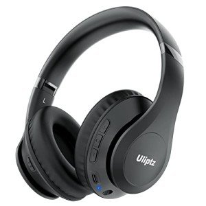 Wireless Headphones with 65H Playtime and Mic