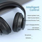 Wireless Headphones with 65H Playtime and Mic