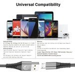 Yosou 3-Pack 2M Nylon Micro USB Fast Charger