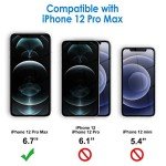 JETech Screen Protector for iPhone 12 Pro Max 3-Pack