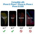 JETech Tempered Glass Screen Protector for iPhone