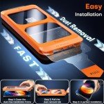 TOCOL iPhone 15 Military Grade Screen Protector Duo