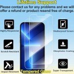 2-Pack Tempered Glass Screen Protectors for iPhone 13 Pro Max