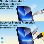 2-Pack Tempered Glass Screen Protectors for iPhone 13 Pro Max
