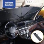 Car Umbrella Sunshade for Front Windshield Protection
