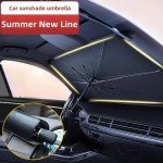 Car Umbrella Sunshade for Front Windshield Protection