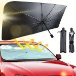 Car Umbrella Sunshade for Front Windshield Protection