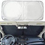 Folding Car Window Sunshade for UV Protection