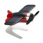 Solar Airplane Car Decor for Men and Women