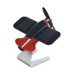 Solar Airplane Car Decor for Men and Women