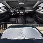 Folding Car Window Sunshade for UV Protection