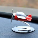 Solar Airplane Car Decor for Men and Women