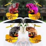 Yellow Duck with Helmet Car Accessory