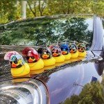 Yellow Duck with Helmet Car Accessory